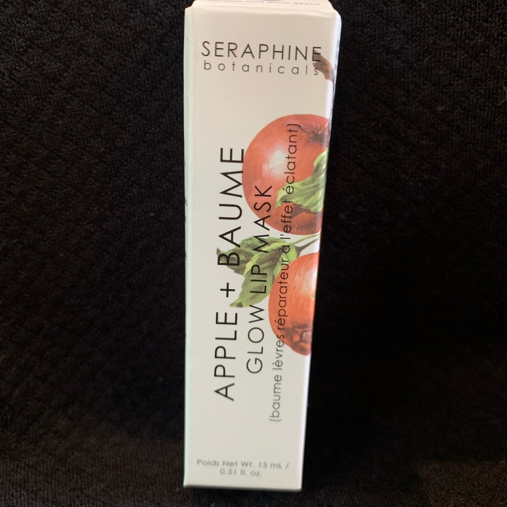 Seraphine botanicals Apple + Baume glow lip mask. 15mL